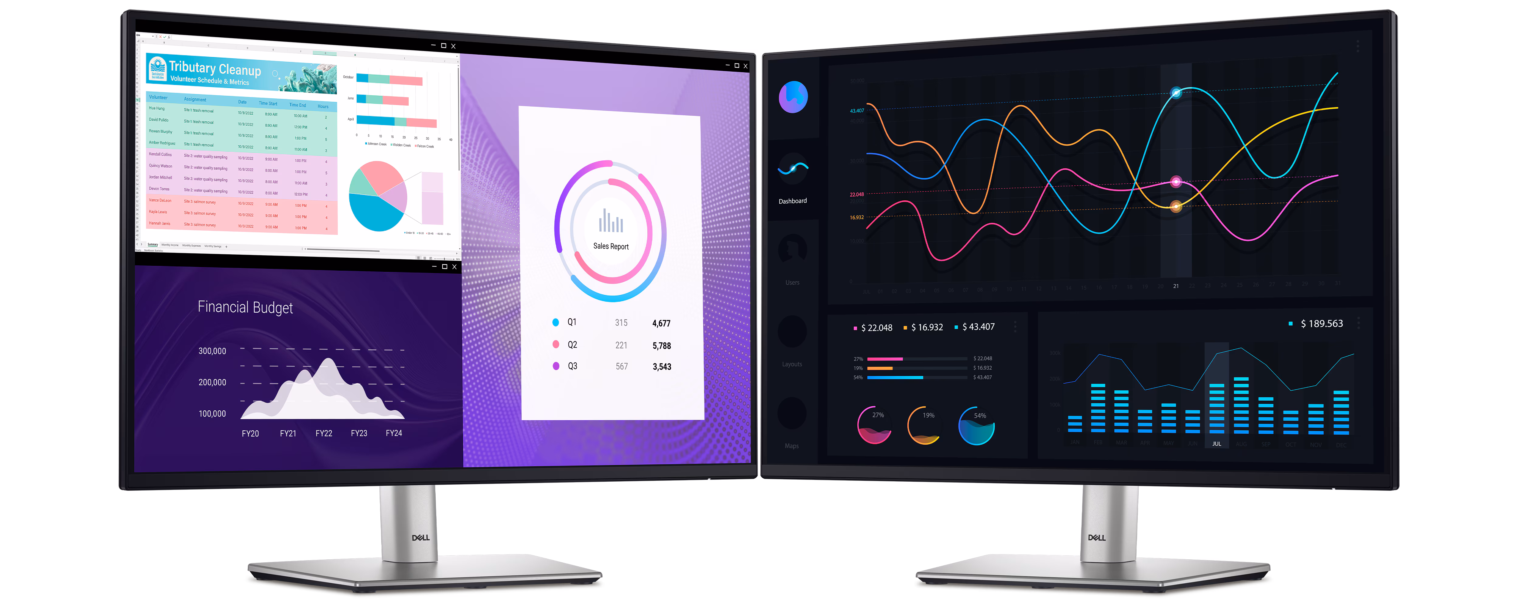 Dizajn Dell P2425E Monitora