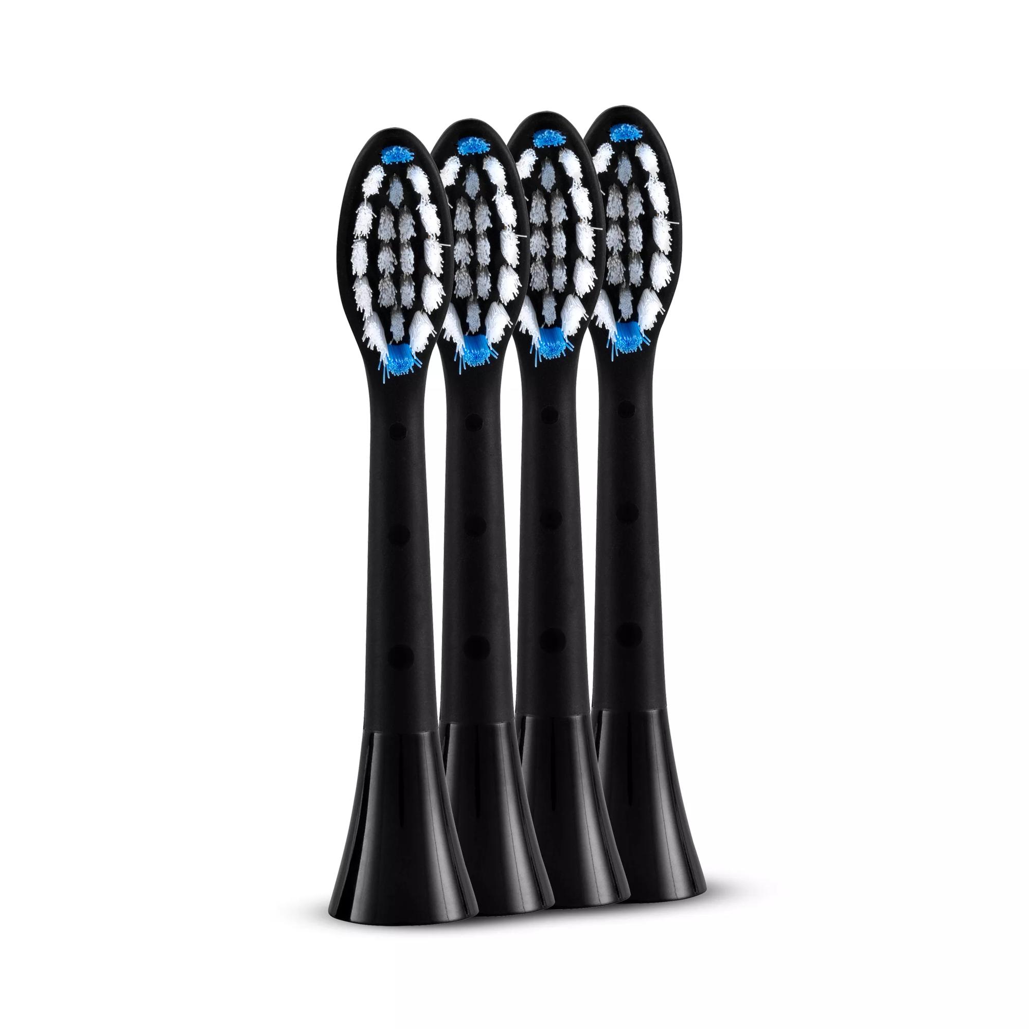 Silk'n Brush Heads, Medium, Black, 4 pieces