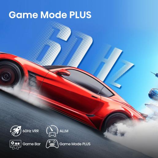 Hisense LED TV 65A6Q, 4K Ultra HD, VIDAA OS Smart TV, AI 4K Upscaler, AI Smooth Motion, Dolby Vision, Game Mode PLUS