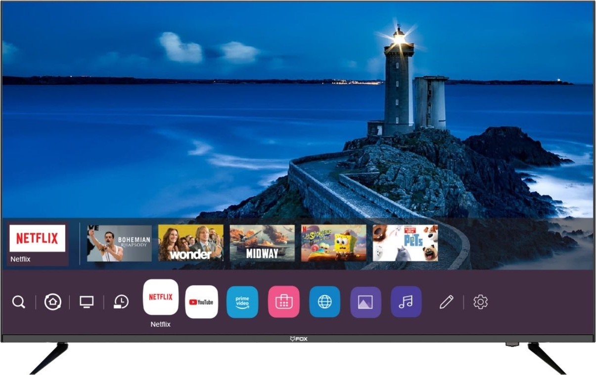 FOX LED TV 50WOS640E, 4K Ultra HD, Frameless, WebOS 5.0, Smart TV, Magični daljinski, PVR, Dolby Audio