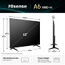 Hisense LED TV 65A6Q, 4K Ultra HD, VIDAA OS Smart TV, AI 4K Upscaler, AI Smooth Motion, Dolby Vision, Game Mode PLUS