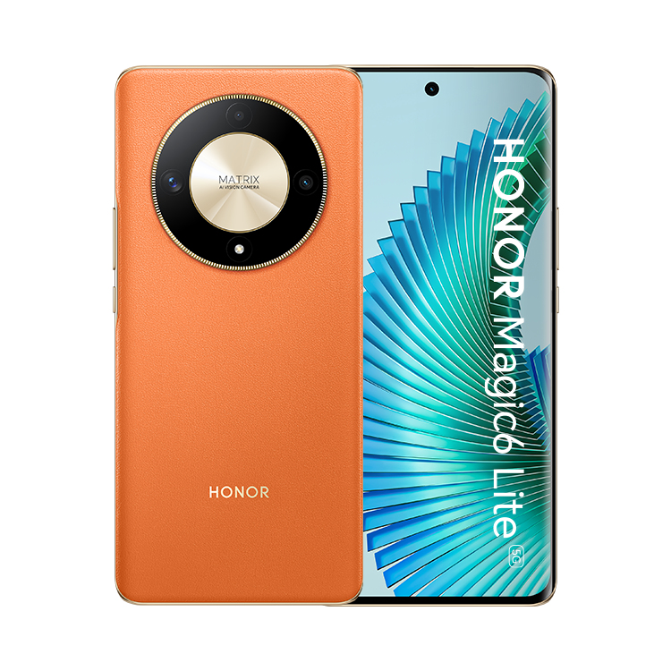 Honor Magic6 Lite 5G, 8GB+256GB, Narandžasti, Mobilni telefon